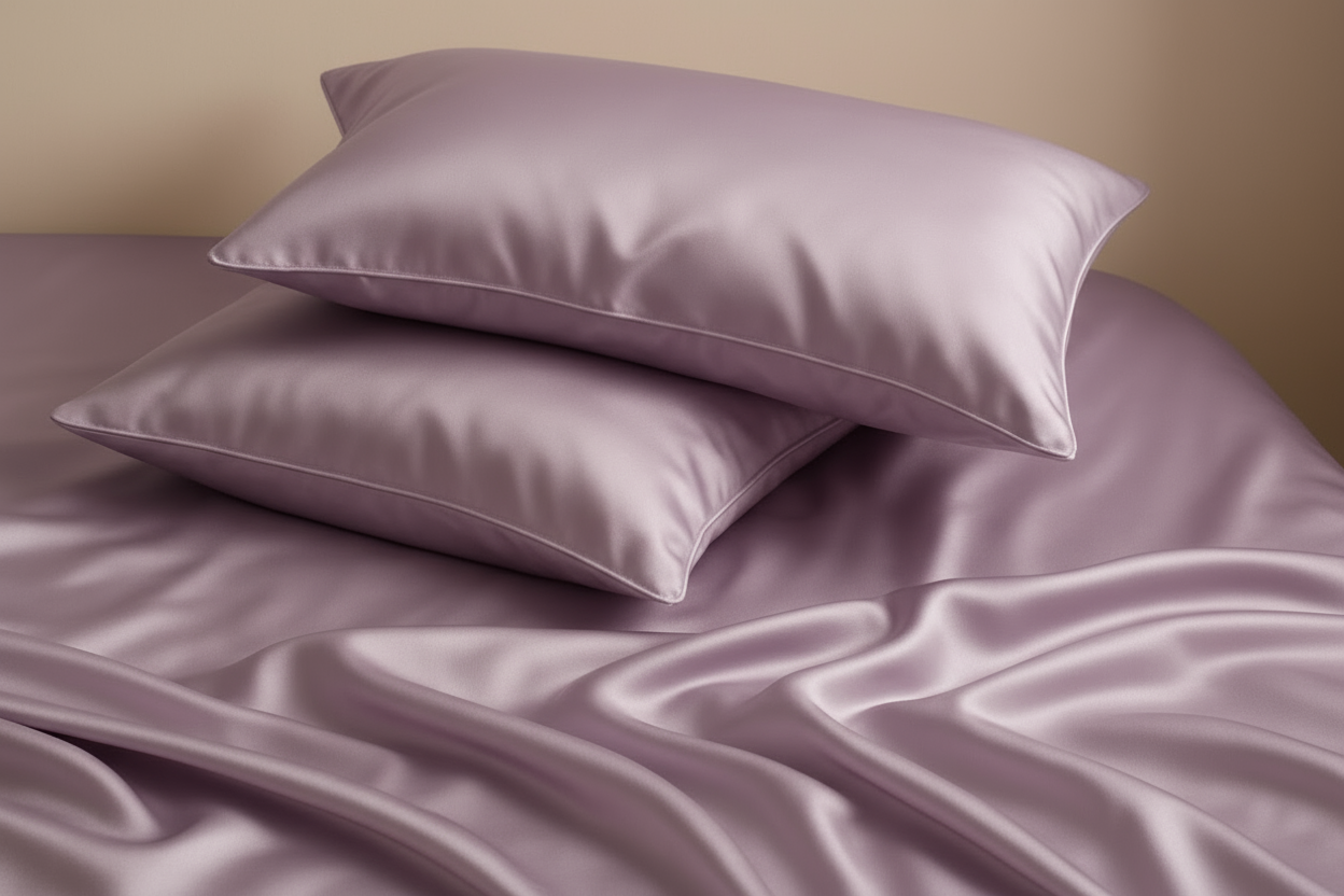 Natūralaus šilko pagalvės užvalkalas - La Nuit - Spalvą išsirinkite!